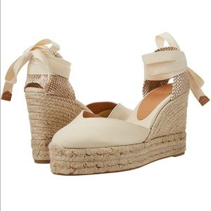 Castaner Chiara wedge espadrille size 36 in Ivory